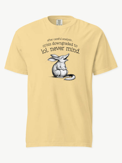 Faffle & Co Bilby Crisis Tee in butter