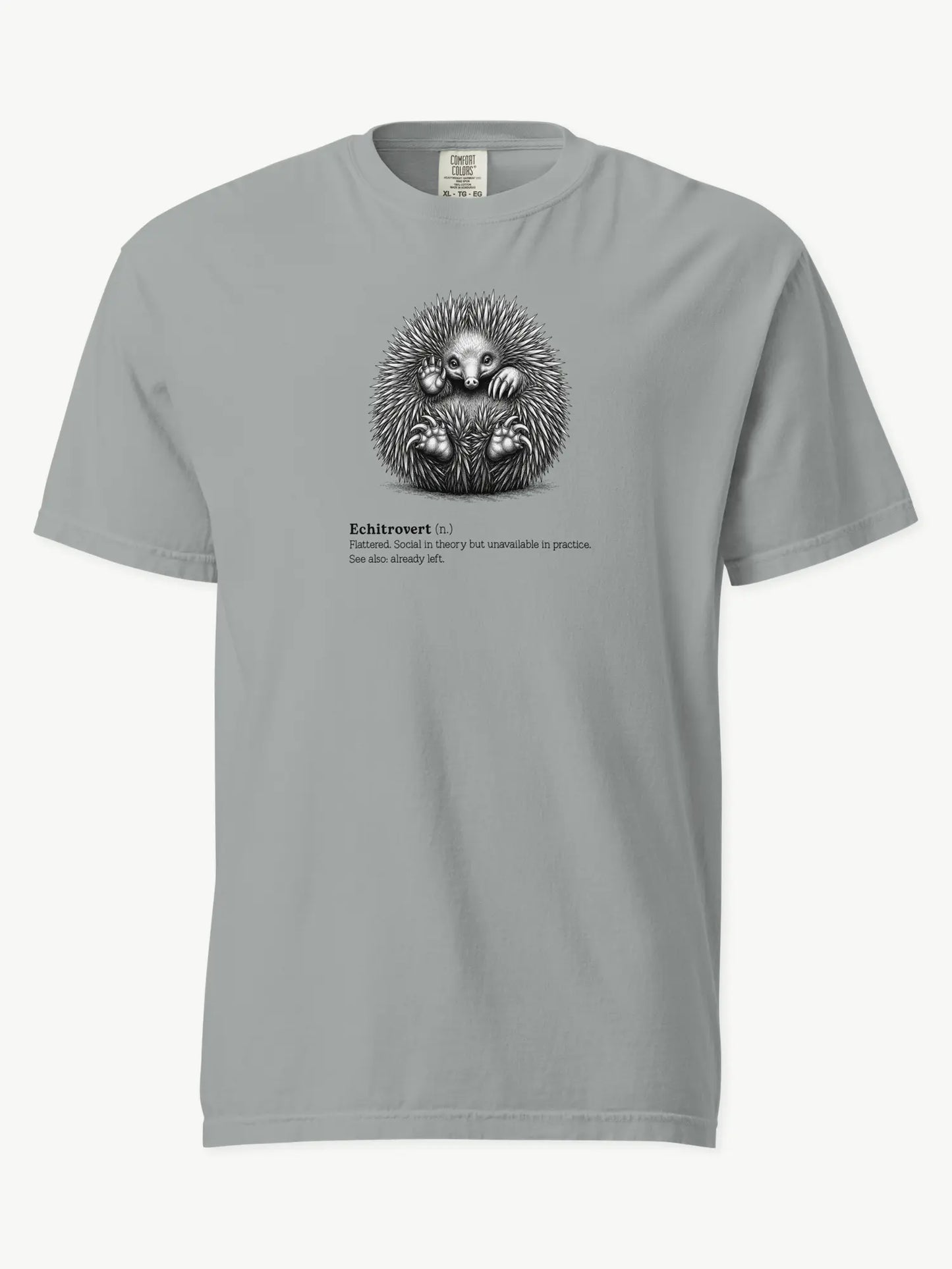 The Echitrovert t-shirt in granite