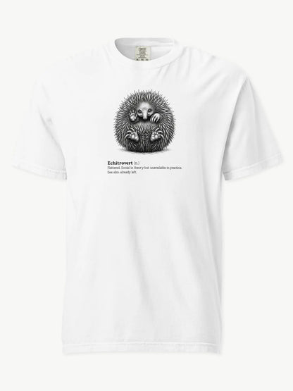 The Echitrovert t-shirt in white