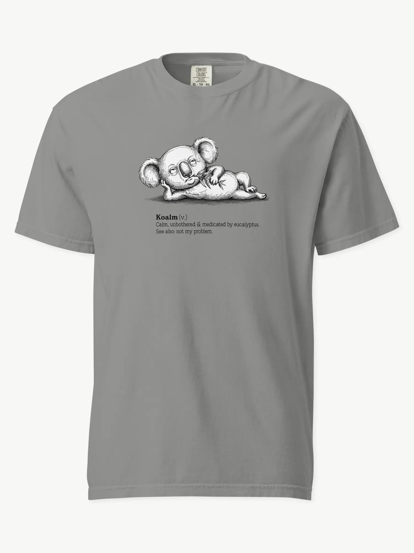 Faffle & Co Koalm Tee in grey
