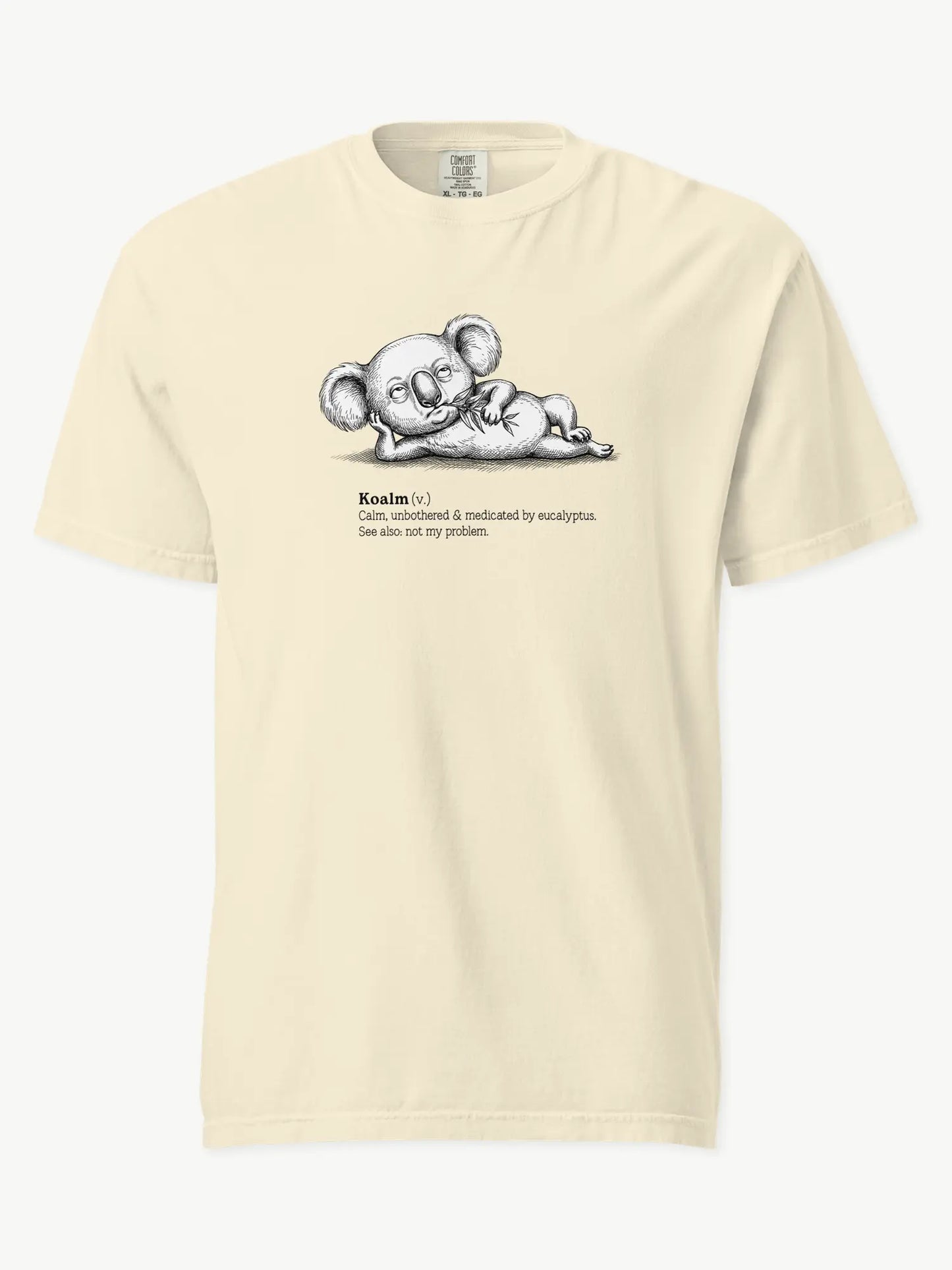 Faffle & Co Koalm Tee in ivory