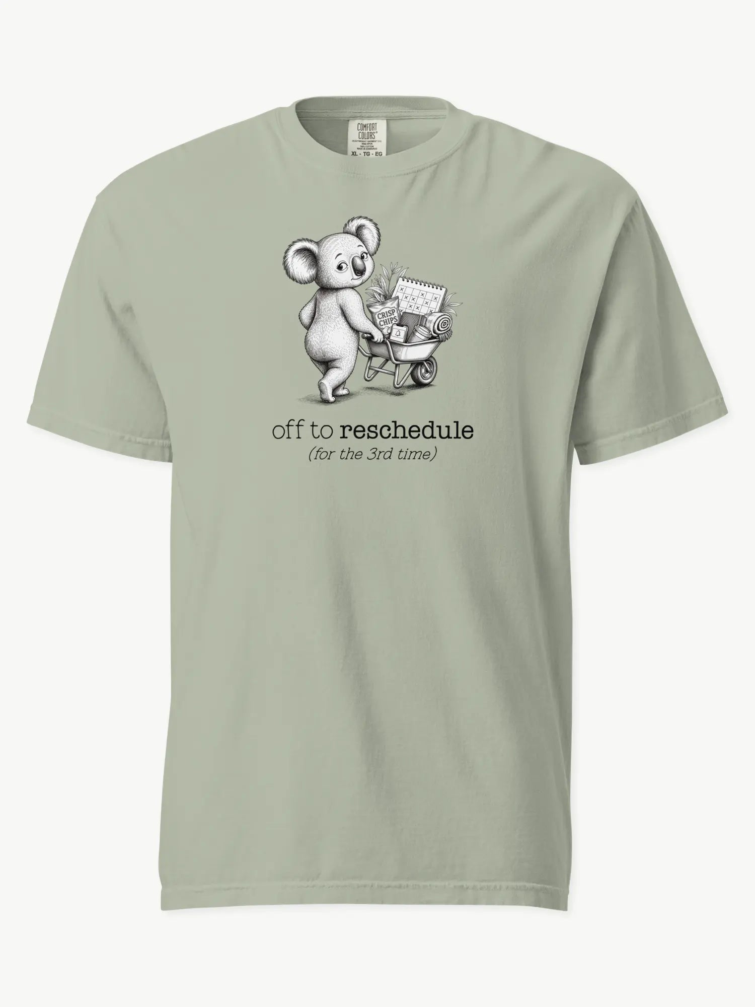 Off to Reschedule koala t-shirt in bay