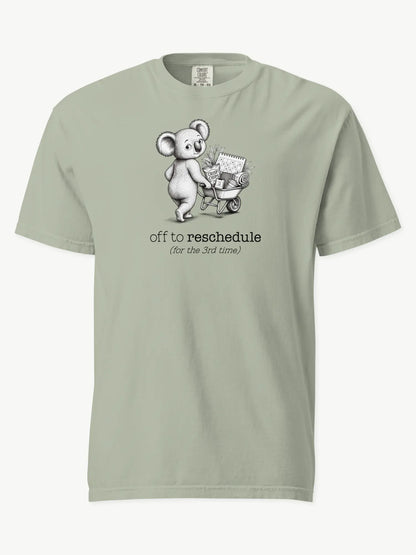 Off to Reschedule koala t-shirt in bay