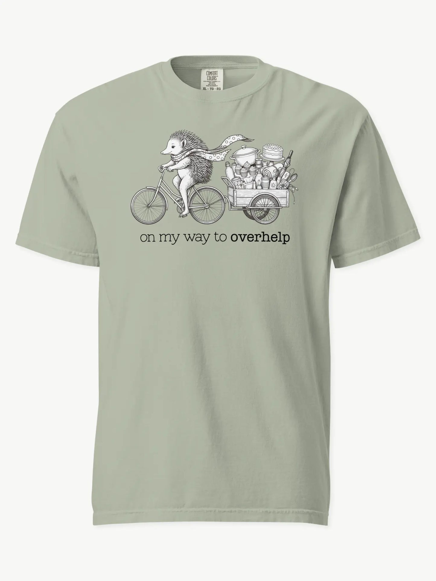 Over-helping Echidna Tee in bay