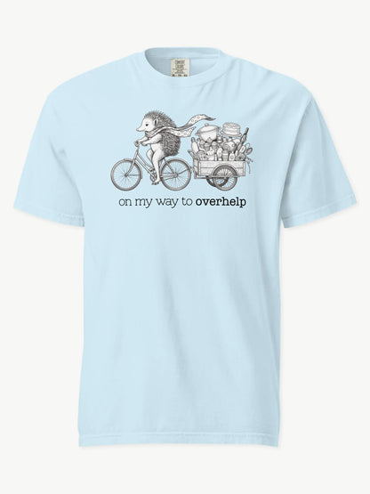 Over-helping Echidna Tee in chambray