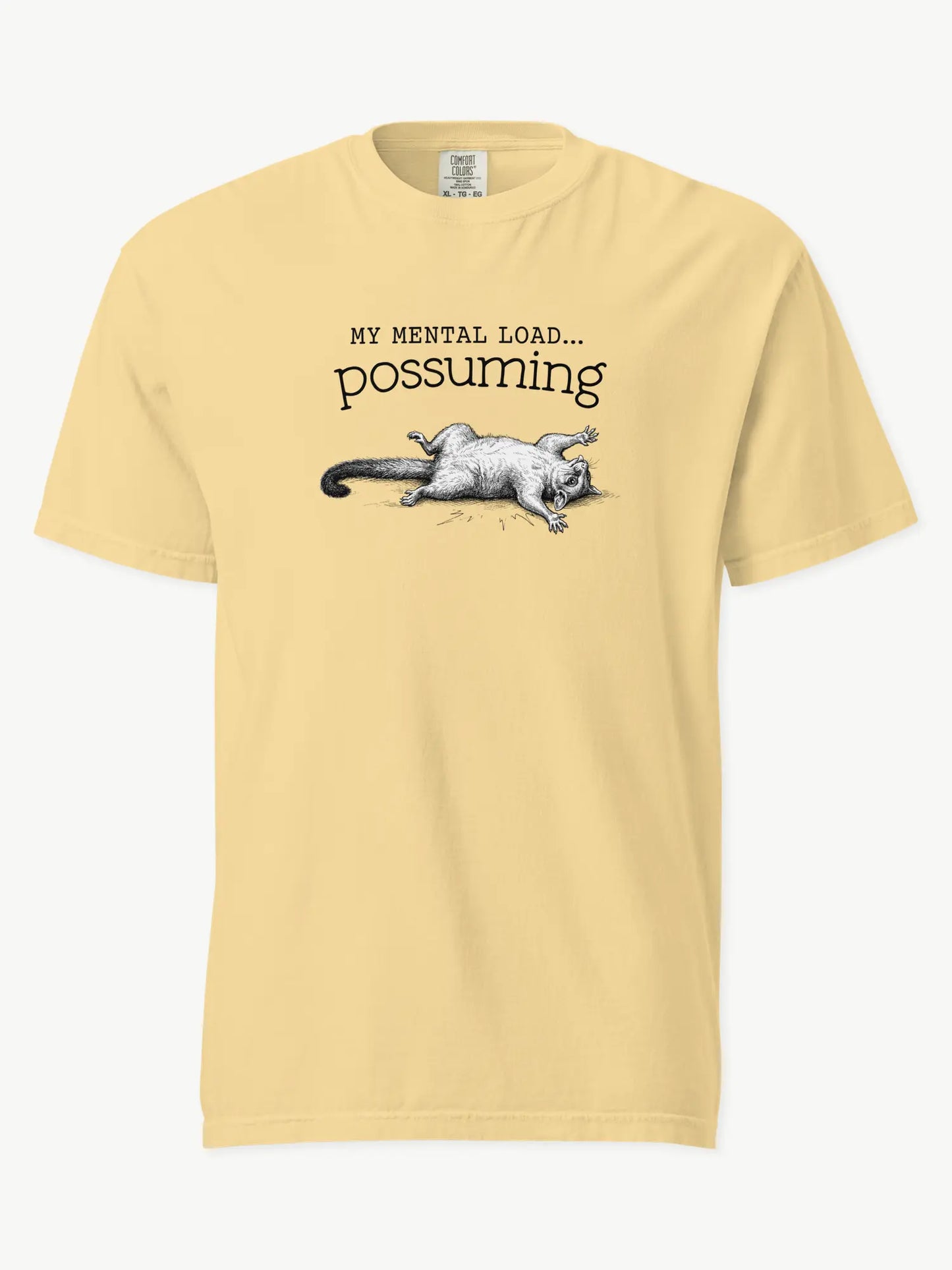 Faffle & Co Possuming Tee in butter