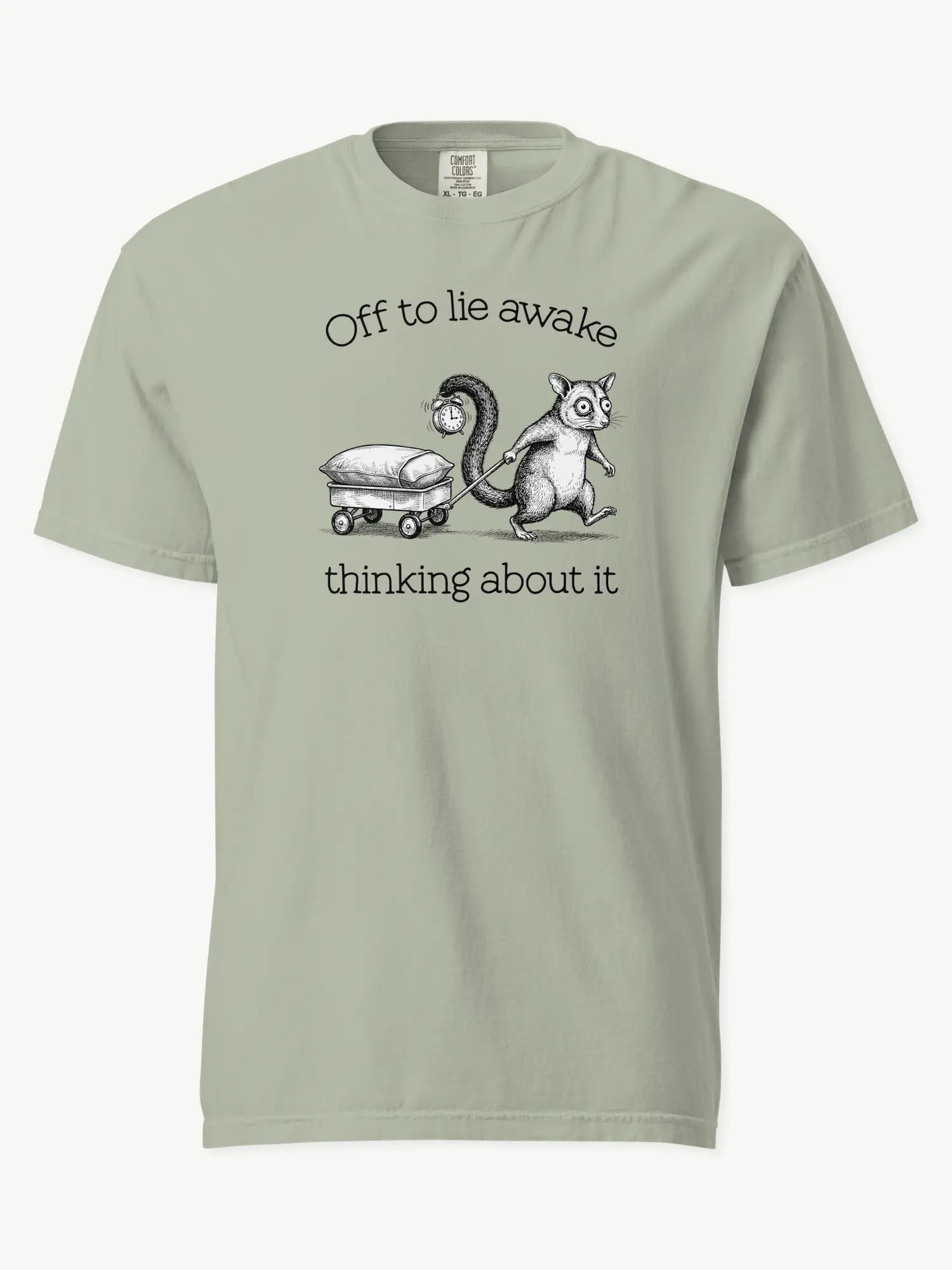 Faffle & Co Sleepless Possum Tee in bay