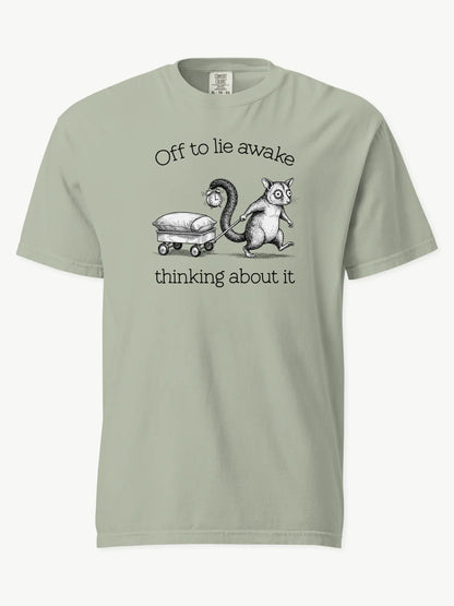 Faffle & Co Sleepless Possum Tee in bay