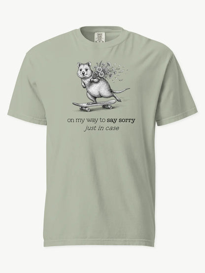 The Sorry Quokka t-shirt in bay