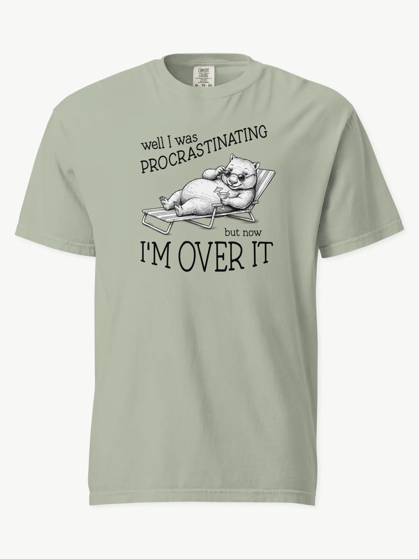 Faffle & Co Wombat Procrastinator Tee in bay