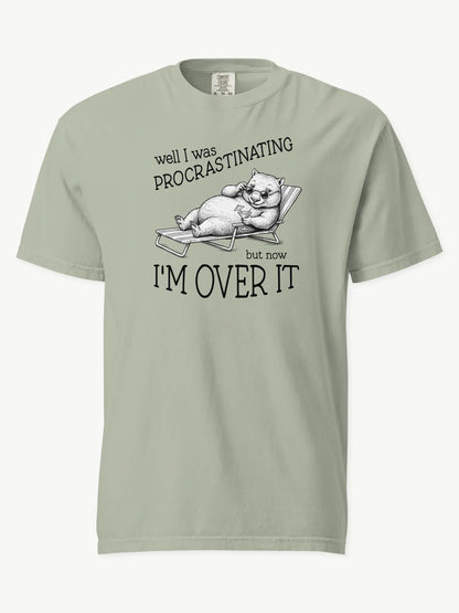 Faffle & Co Wombat Procrastinator Tee in bay