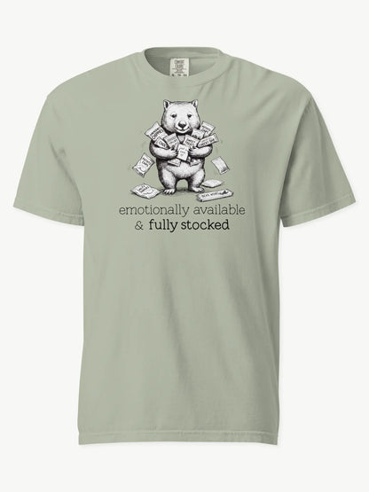 Snack Support Wombat t-shirt in bay