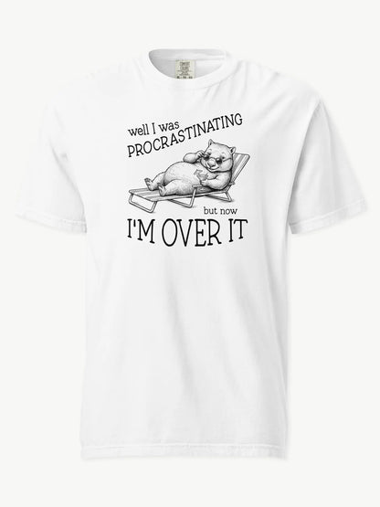 Faffle & Co Wombat Procrastinator Tee in white